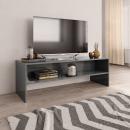 TV-Schrank Hochglanz-Grau 120x40x40 cm Holzwerkstoff