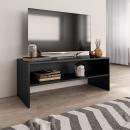 TV-Schrank Schwarz 100x40x40 cm Holzwerkstoff