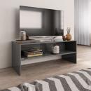 TV-Schrank Hochglanz-Grau 100x40x40 cm Holzwerkstoff