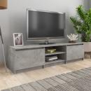 TV-Schrank Betongrau 140x40x35,5 cm Holzwerkstoff