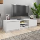 TV-Schrank Hochglanz-Weiß 140x40x35,5 cm Holzwerkstoff