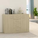 Sideboard Sonoma-Eiche 88x30x65 cm Holzwerkstoff