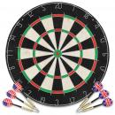 Professionelles Dartboard Sisal mit 6 Darts