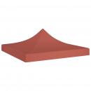 Partyzelt-Dach 2x2 m Terracotta-Rot 270 g/m² 