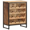 Weinschrank 62x33x78,5 cm Raues Mangoholz  