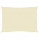 Sonnensegel Oxford-Gewebe Rechteckig 3,5x5 m Creme