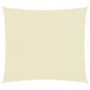 Sonnensegel Oxford-Gewebe Rechteckig 3x4 m Creme