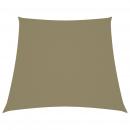 Sonnensegel Oxford-Gewebe Trapezförmig 3/5x4 m Beige