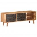 TV-Schrank 115x30x39 cm Massivholz Akazie