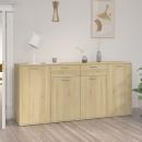 Sideboard Sonoma-Eiche 160x36x75 cm Holzwerkstoff