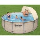 Bestway Power Steel Swimmingpool-Set mit Dach 396x107 cm