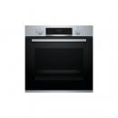 Bosch HRA534BS0 EEK: A Einbaubackofen, 60cm breit, 71 L, Dampffunktion, 3D Heißluft, Hydrolyse, edelstahl