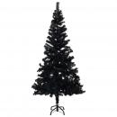 Künstlicher Weihnachtsbaum mit Ständer Schwarz 120 cm PVC