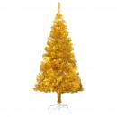 Künstlicher Weihnachtsbaum mit Ständer Gold 120 cm PET