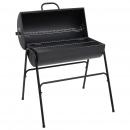 Grill mit 2 Grillrosten Schwarz 80x95x90 cm Stahl 