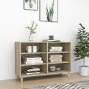 Sideboard Sonoma-Eiche 103,5x35x70 cm Holzwerkstoff