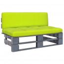 Outdoor-Mittelsofa Paletten Imprägniertes Kiefernholz Grau