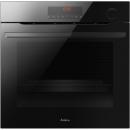 Amica EBSX 949 610 S EEK: A+ Injection-Steam Einbaubackofen, 60 cm breit, 77 L, Dampfgarer, Octa Timer, CoolDoor3, schwarz