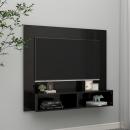 TV-Wandschrank Hochglanz-Schwarz 102x23,5x90 cm Holzwerkstoff