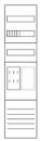 Eaton Electric ZSD-M17B0013 Zählerfeld, 1-feldrig, vorbereitet, Version M17B0013