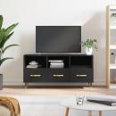 TV-Schrank Schwarz 102x36x50 cm Holzwerkstoff