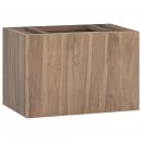 Wand-Badschrank 60x39x40 cm Massivholz Teak