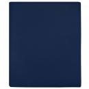 Spannbettlaken 2 Stk. Jersey Marineblau 140x200 cm Baumwolle