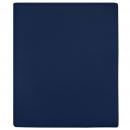 Spannbettlaken Jersey Marineblau 160x200 cm Baumwolle